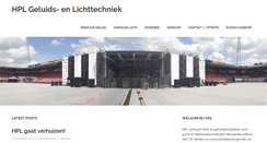 Desktop Screenshot of hppl.nl